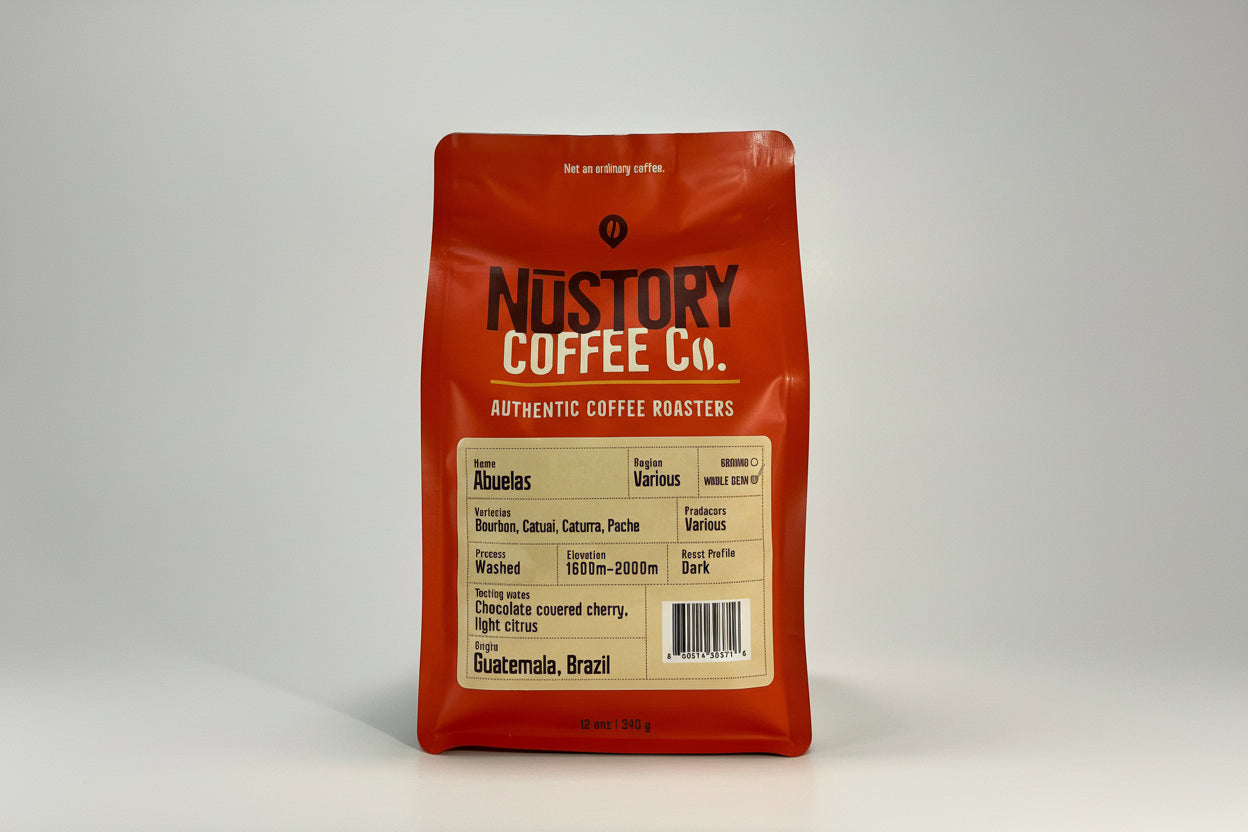 Nostory Coffee Co. coffee package on a white background